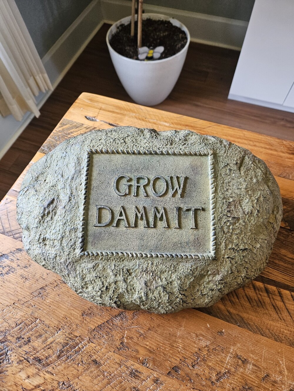 'Grow Dammit' Rock